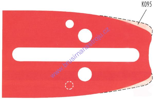 OREGON, Vodící lišta 158PXBK095 + 2x řetěz 21BPX 64 článků - COMBO