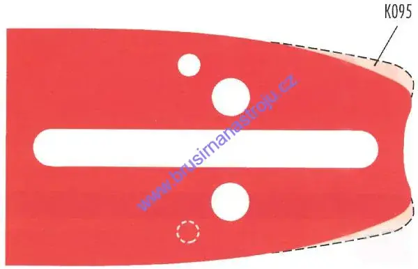 ARCHER, Vodící lišta  shodná s 188SLGK095