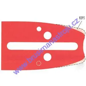 ARCHER, Vodící lišta 40cm, shodná s 160MPBK095 + 2 řetězy