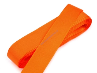 Stuha taftová - šíře 20mm, oranžová