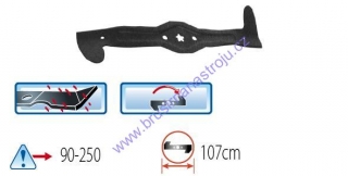 Nůž do sekačky HUSQVARNA, - 54,3cm PRAVÝ