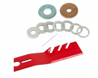 OREGON, nůž mulčovací tvarovaný 50,2cm pro CASTELGARDEN, KUBOTA MOUNTFIELD, TORO