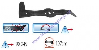 Nůž do sekačky HUSQVARNA, - 54,3cm LEVÝ