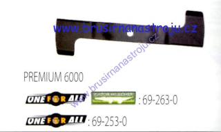 Nůž do sekačky ALKO - 46,8cm, Premium 6000