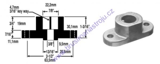 Unašeč nože MTD -  22,2mm